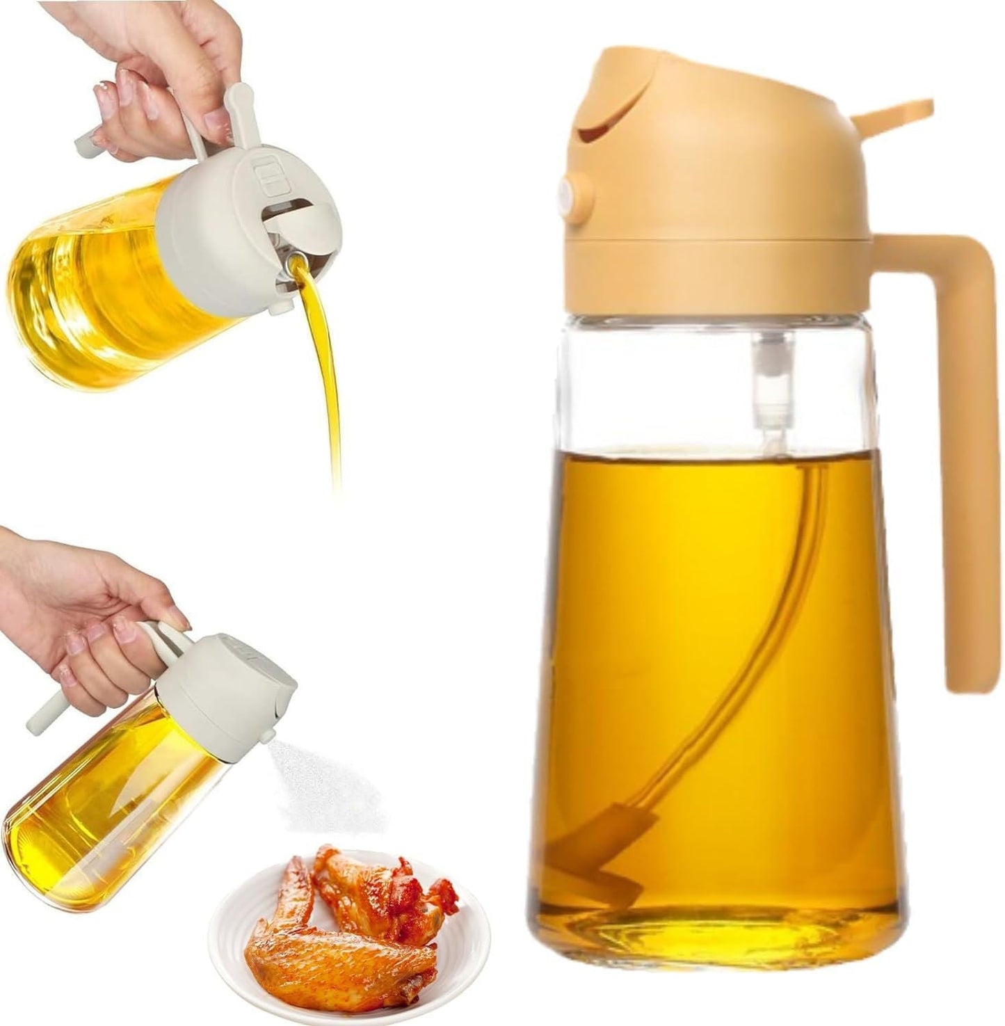 Drizzlo 2-in-1 Olive Oil Dispenser & Sprayer