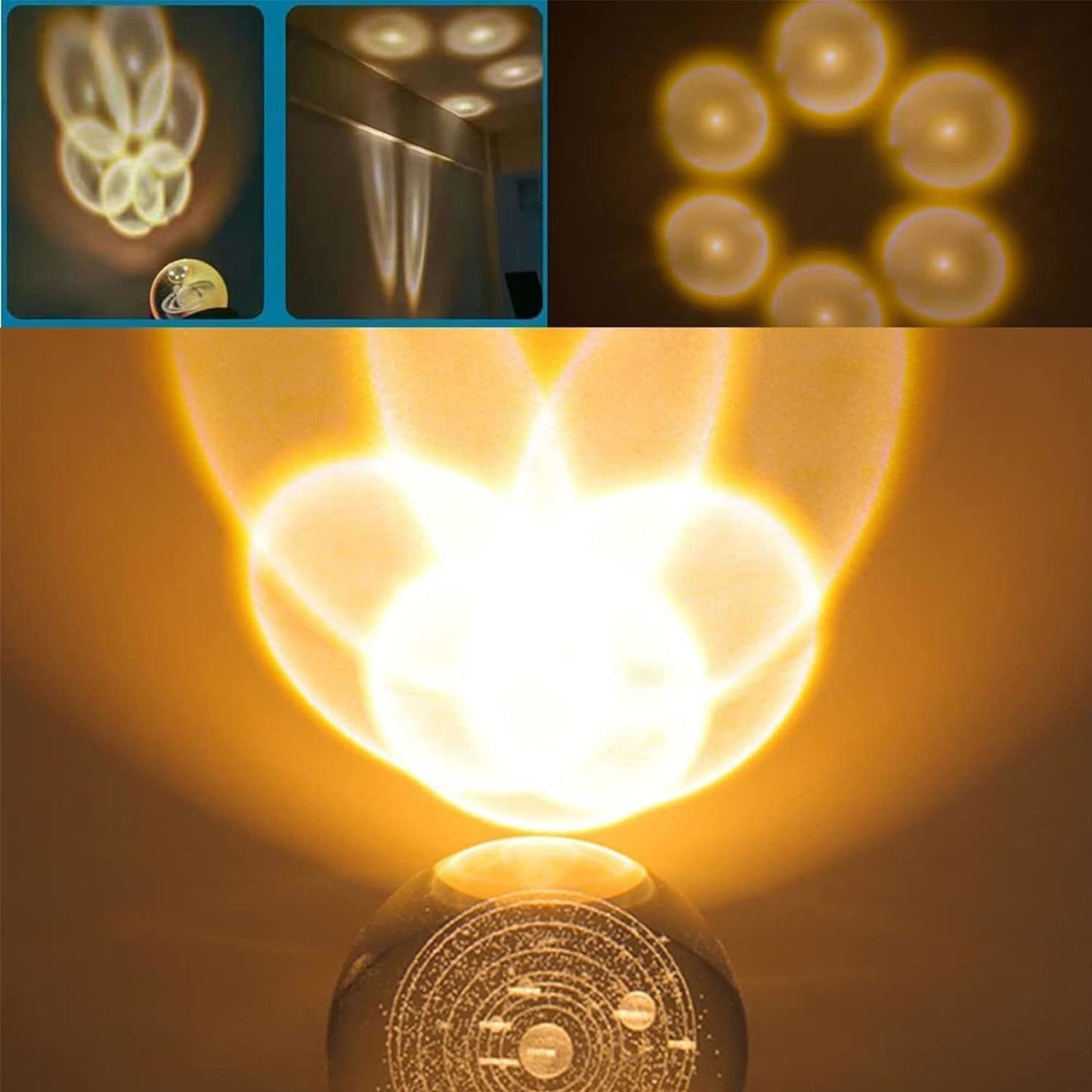 Lumosphere Crystal Ball LED Lamp — Galaxy Night Light