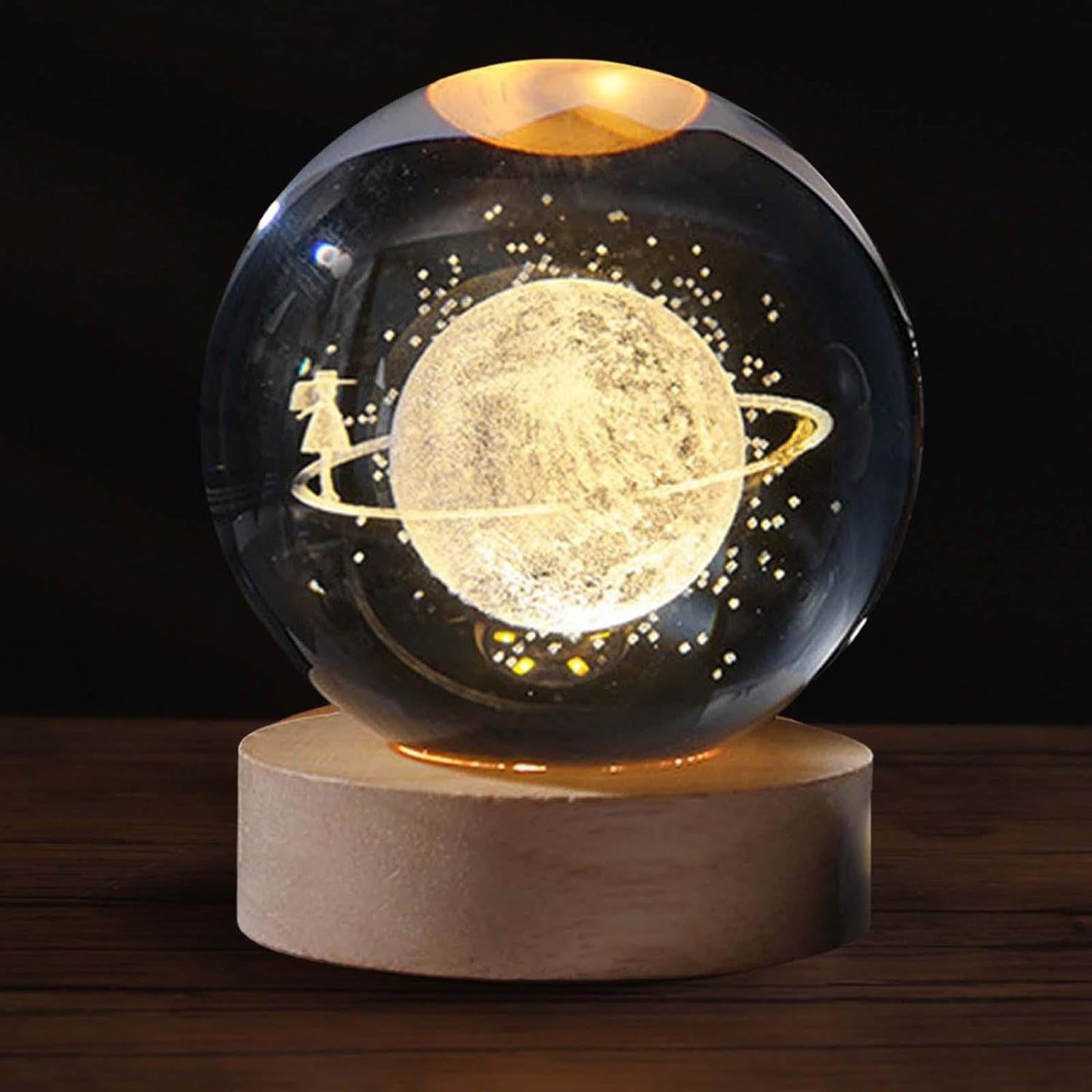 Lumosphere Crystal Ball LED Lamp — Galaxy Night Light