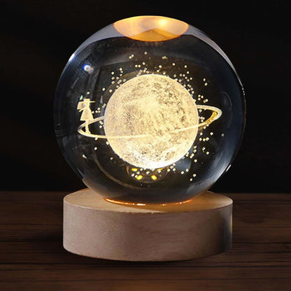 Lumosphere Crystal Ball LED Lamp — Galaxy Night Light