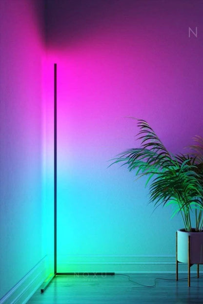 Lumora Aurora 55" RGB Corner Floor Lamp